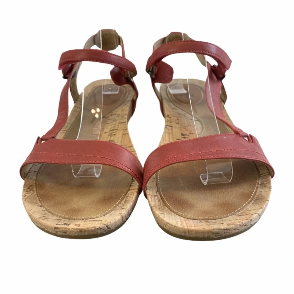 Teva Women's Red Cork Footbed Sandals - Picture 7 of 15